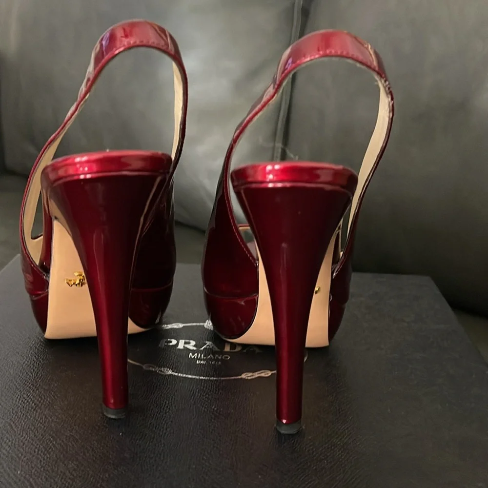 PRADA Peep-toe Heels ! - Picture 5 of 6